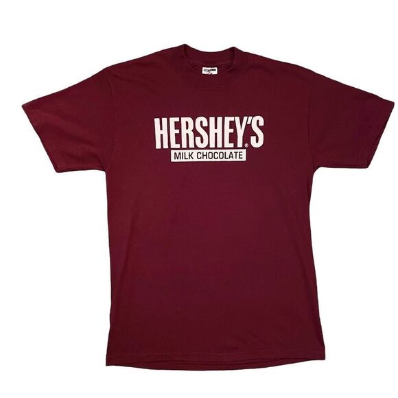 Vintage 00s Hershey’s Milk Chocolate Short Sleeve Hersey Park T-shirt - Picture 1 of 5